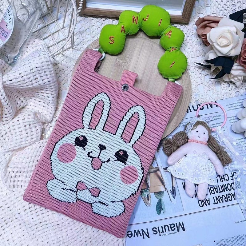Cute Mini Tote Bag with Shoulder Strap, Korean Style - Image 4