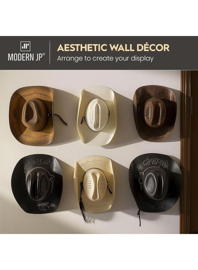 12PCS Clear Baseball Cap Hooks Strong Wall Mounted Hat Organizer - Image 3