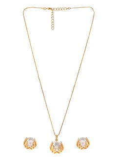 VOYLLA Mothers Day Half Pearl Pocket Pendant Set  - Image 2