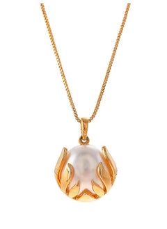 VOYLLA Mothers Day Half Pearl Pocket Pendant Set  - Image 3