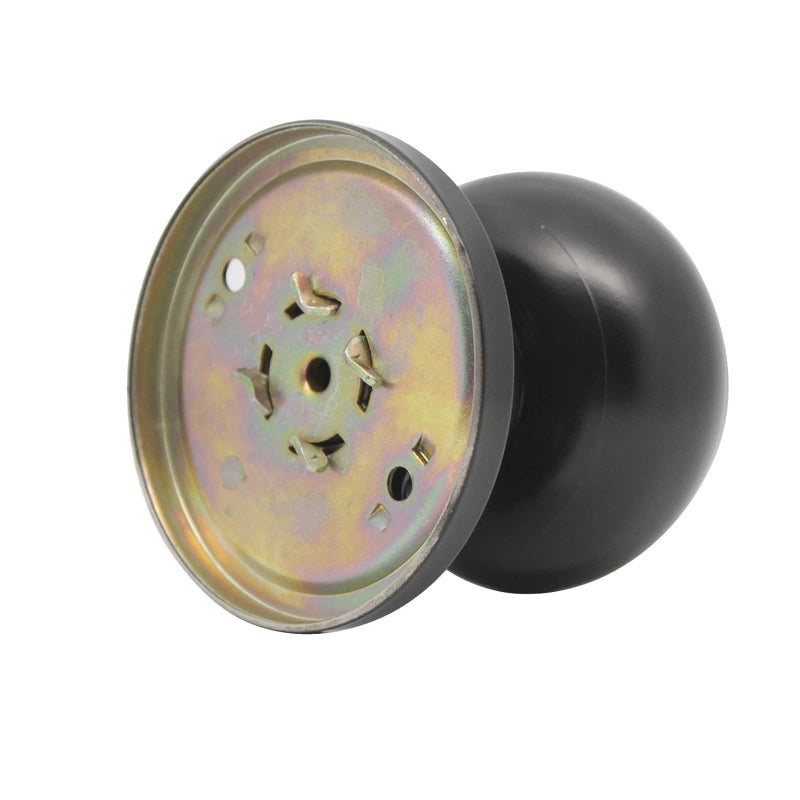 Probrico Black Half Dummy Door Knob Round Non-Turning Inactive Door Knob For Closet French Door 8 Pack - Image 5
