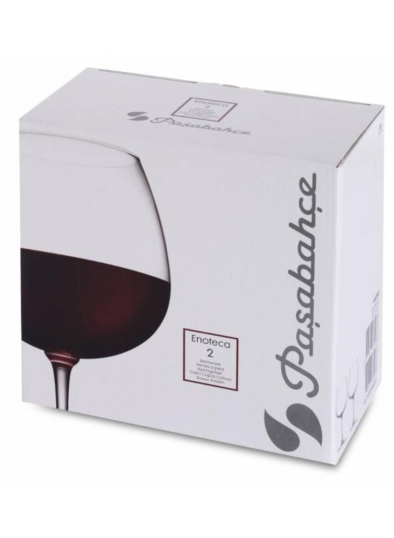 Paşabahçe كأس النبيذ الكبير من باساباخه إينوتيكا 780 مل - مجموعة من 2 قطعة - Image 2