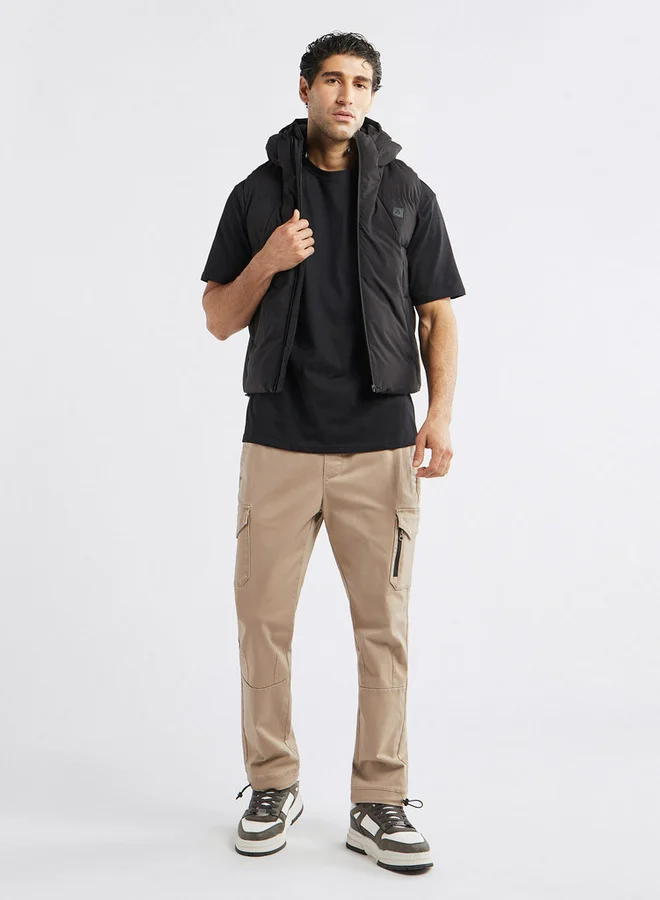 Splash FAV Printed T-shirt with Round Neck and Short Sleeves