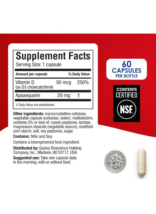 Prevagen - Extra Strength 20Mg 60 Capsules 60 Count Multi - Image 1