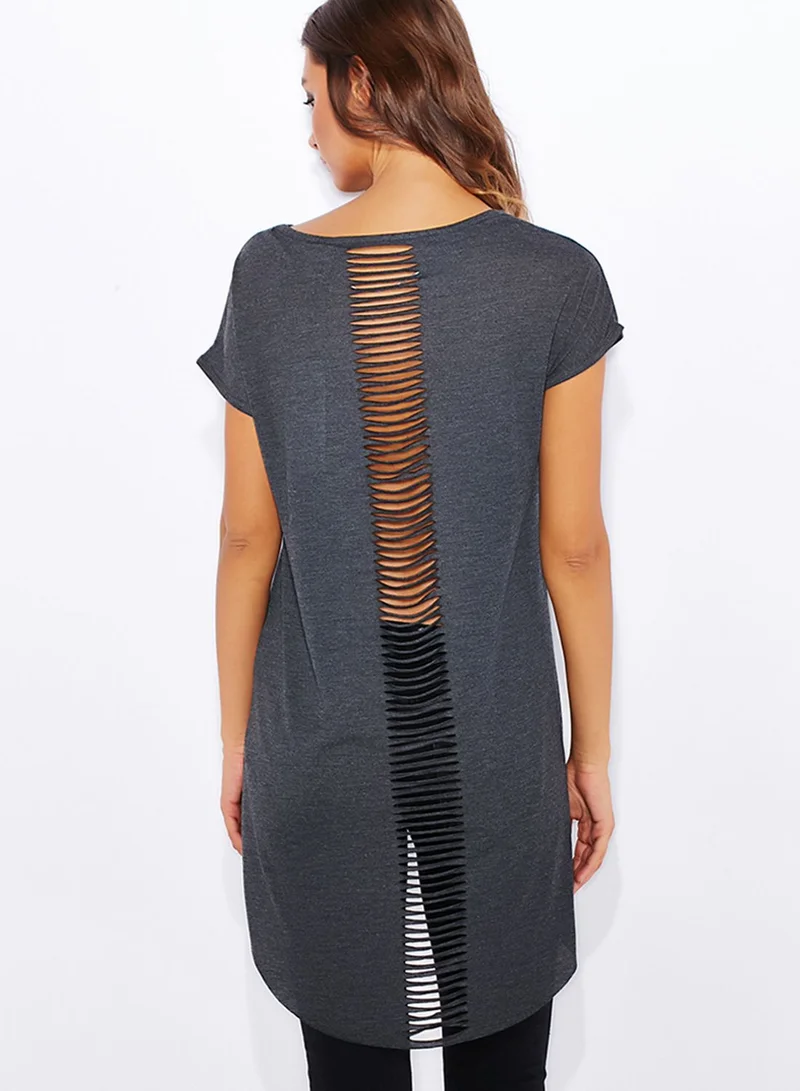 VERO MODA Derin Panel Back Long Top
