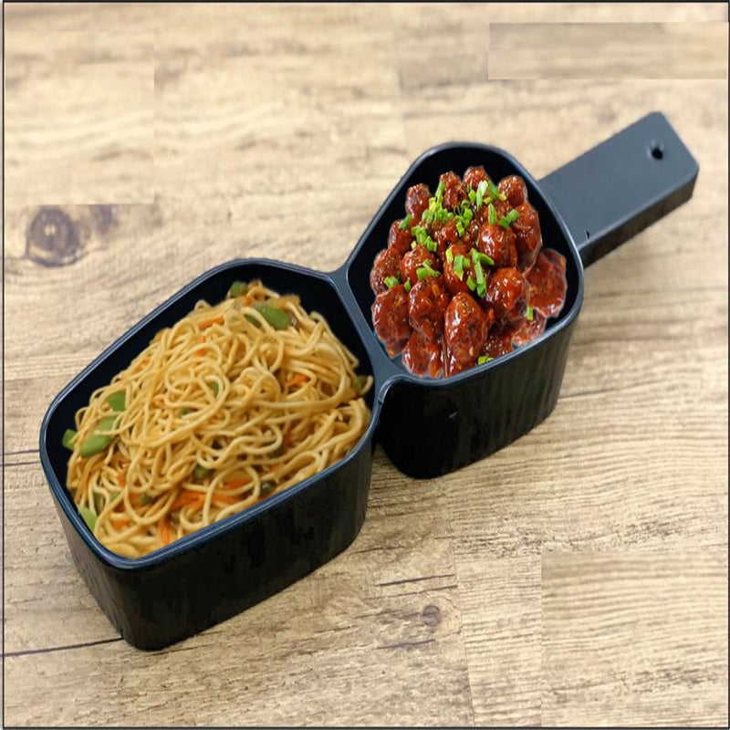 ZIDO (1 Pack Exclusive Multipurpose Serving Platter for All Type of Snacks Like French Fries, Chilli Potatoes, Cutlet, Rice, Munchurian and All Tandoori Items. - Image 4
