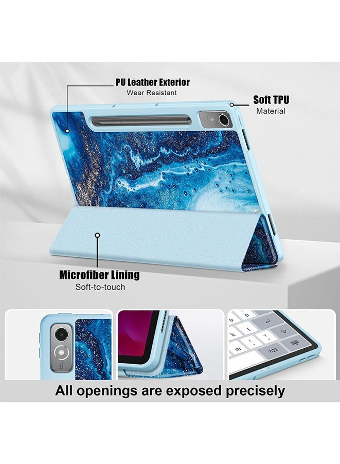 Muyixin حافظة لجهاز لينوفو تاب P12 مقاس 12.7 بوصة 2023 حافظة ثلاثية الطي مع وظيفة الحامل - Image 2
