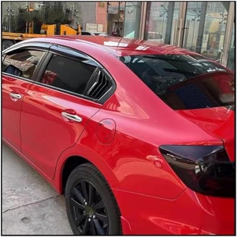 DEMULAX Rear Window Louver Cover for Civic Sedan 2011-2014 - Image 5