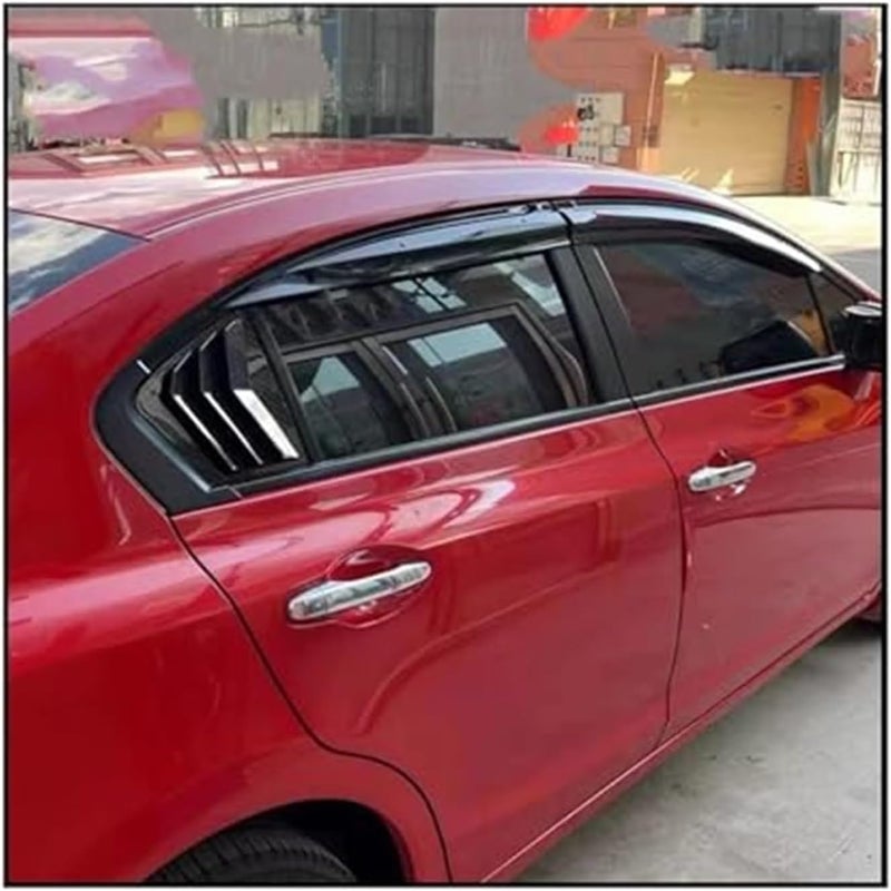 DEMULAX Rear Window Louver Cover for Civic Sedan 2011-2014 - Image 2