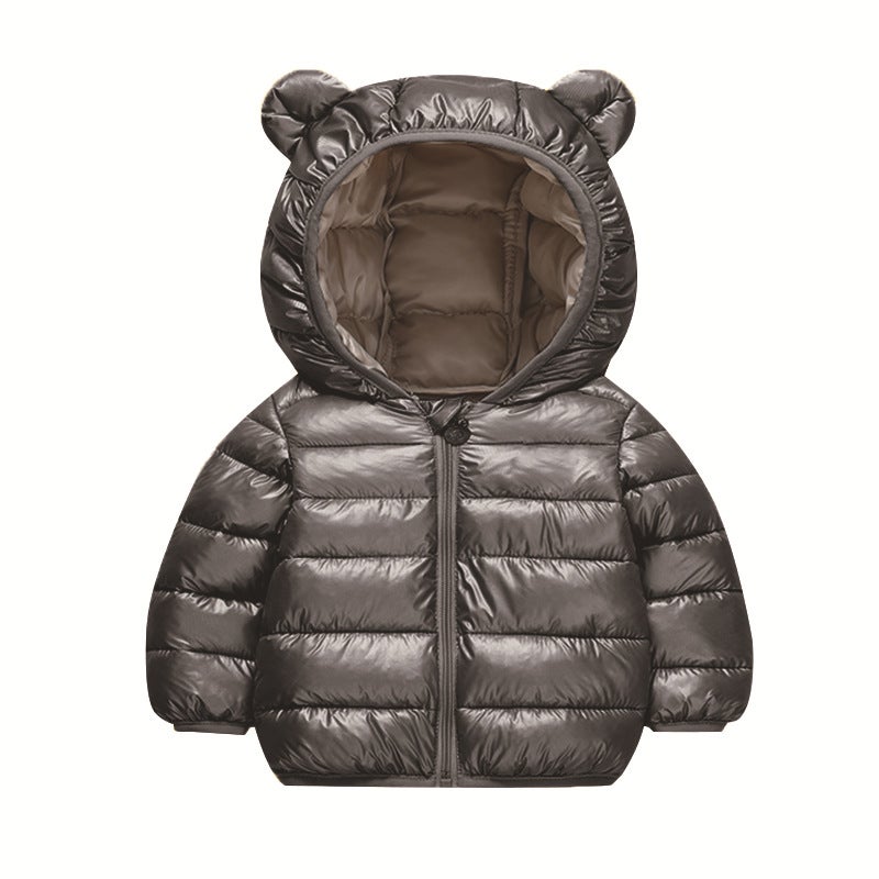 Kids Cotton Candy Color Jacket Autumn Winter Black 