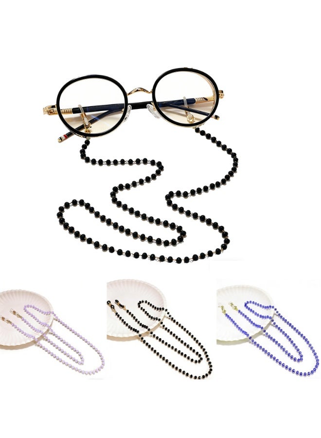 3-Piece Beaded Eyeglasses Chain Set - Image 1