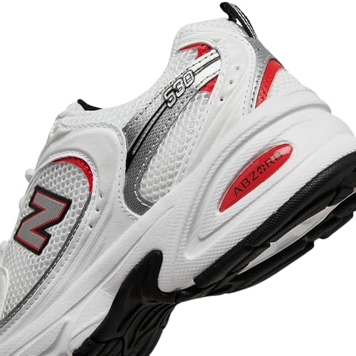 New Balance Unisex 530 Sneaker, Red/White, 7 Men 8.5 Women - Image 4
