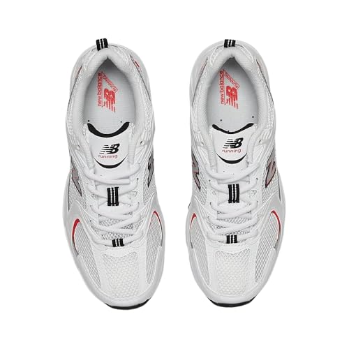 New Balance Unisex 530 Sneaker, Red/White, 7 Men 8.5 Women - Image 2