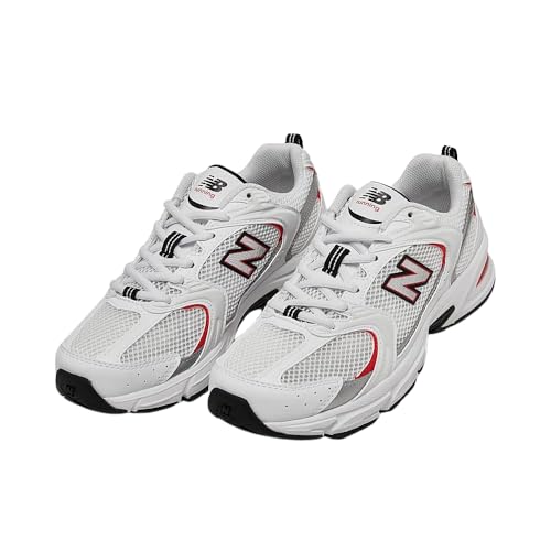 New Balance Unisex 530 Sneaker, Red/White, 7 Men 8.5 Women - Image 5