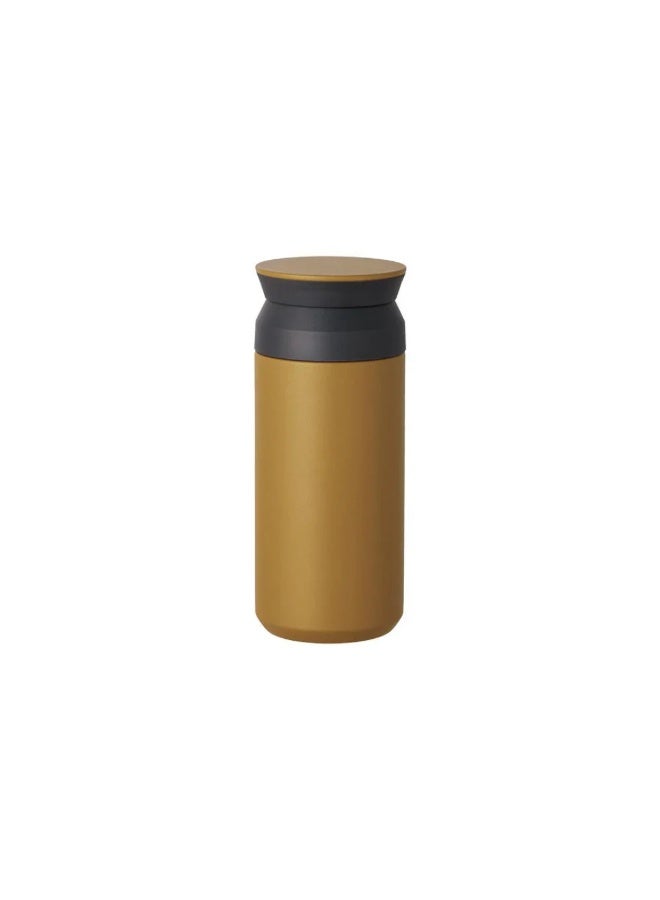 Kinto Travel Tumbler Double Wall Vacuum Insulated Stainless Steel Mug 350ml Coyote - Image 1