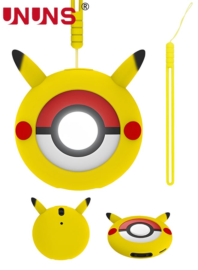 UNUNS حافظة من السيليكون لـ Poke Ball GO Plus+، حافظة مطاطية ناعمة لطيفة لـ Poke Ball GO Plus+، أصفر - Image 1