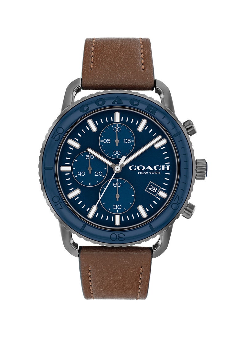 COACH - Watches Cruiser Men's Leather Wrist Watch - 14602610 - Image 1