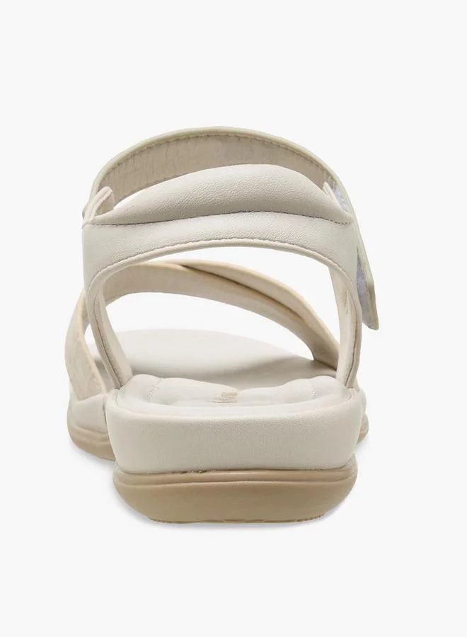 Le Confort BEIGE Women Hook & Loop Strap Sandals for Women | Best Price UAE