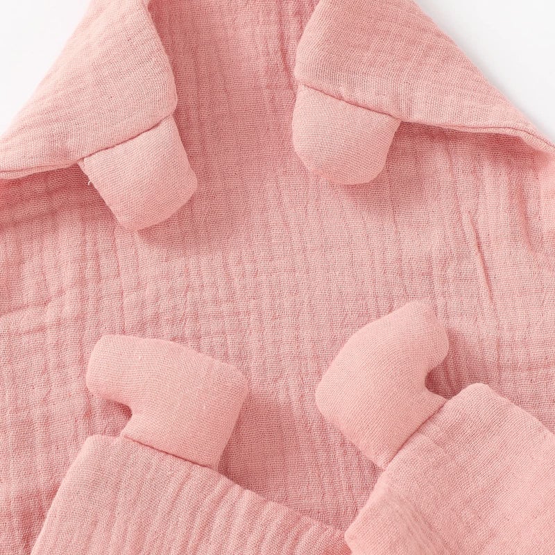 okdiy Organic Cotton Bunny Loveys for Babies,Newborn Baby Lovey Security Blanket,Lovies for Babies New Born Baby Unique Neutral Gifts Boys and Girls (Bunny1-Pink) - Image 5