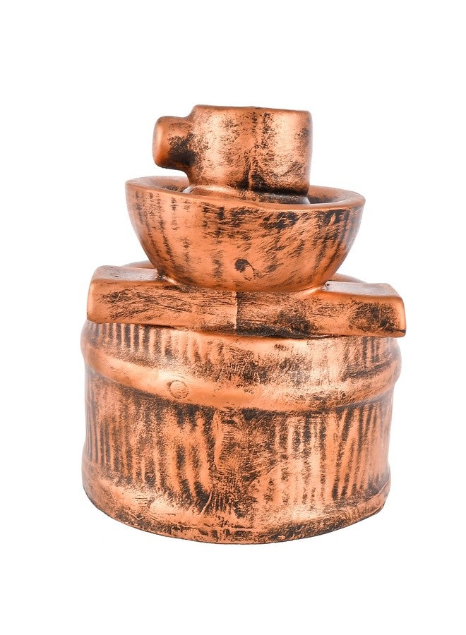 CRAFTAM Polyresin Smoke Backflow Fountain with 20 Free Backflow Cones Showpiece Figurine for Gift (SHIVLING Gold) - Image 4