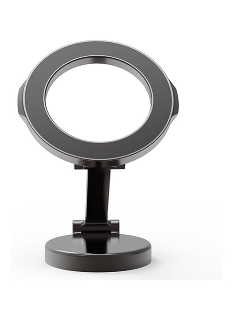 حامل موبايل للسيارة متوافق مع MagSafe، قاعدة مغناطيسية قابلة للطي للتابلوه، تثبيت آمن للهاتف أثناء القيادة، متوافق مع آيفون 15/14/13/12 (أسود)