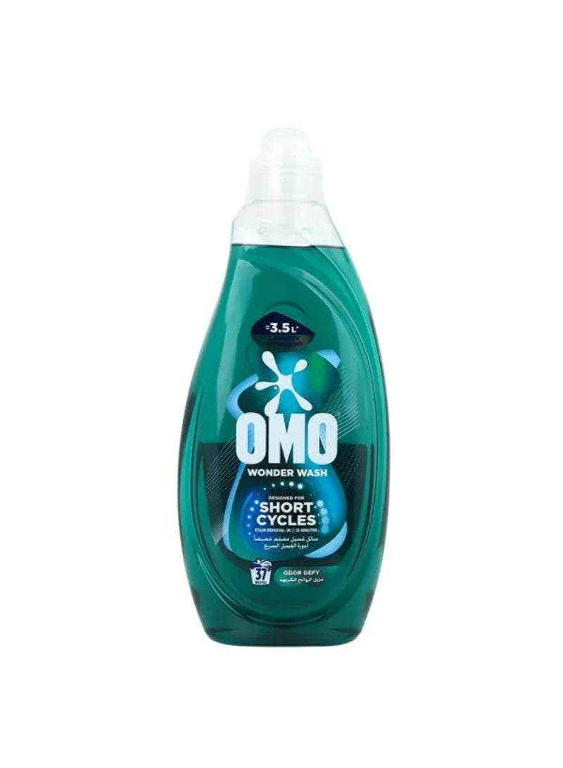 Omo Wonder Wash Odor Defy Laundry Liquid Detergent Green 1480ml 64835395