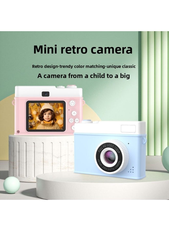 ماركة غير محددة كاميرا رقمية للأطفال في الحرم الجامعي وكاميرا مؤقتة ذاتية Y3 Retro CCD Ultra HD - اللون: أزرق (بدون بطاقة الذاكرة وقارئ البطاقات)  - Image 2