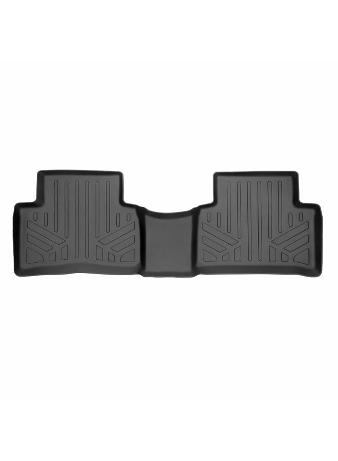 SMARTLINER All Weather Custom Fit 2nd Row Black Floor Mat Liner Set for 2021 Kia Sorento (Only Fits with 2nd Row Bench Seat) - Image 1