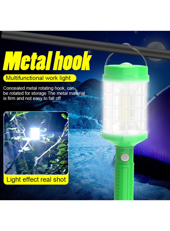 Loquat Outdoor LED Rechargeable Auto Repair Work Light Site COB Lighting Emergency Mobile Super Bright Light Machine Tool Repair Light-Power:Hb2799a Large Charging - Image 4
