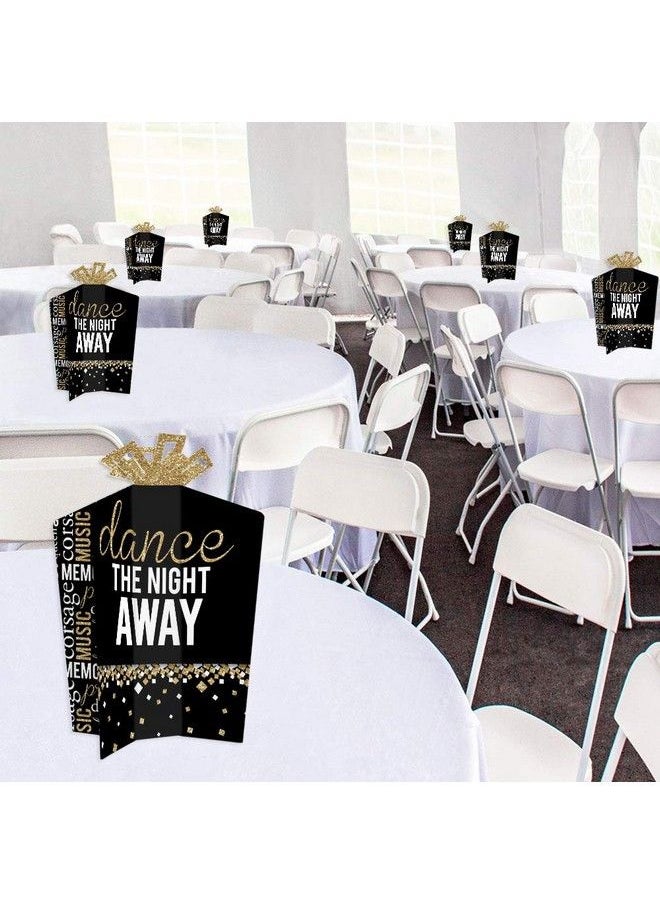 Big Dot of Happiness - Prom Table Decorations Prom Night Party Fold And Flare Centerpieces 10 Count - Image 1