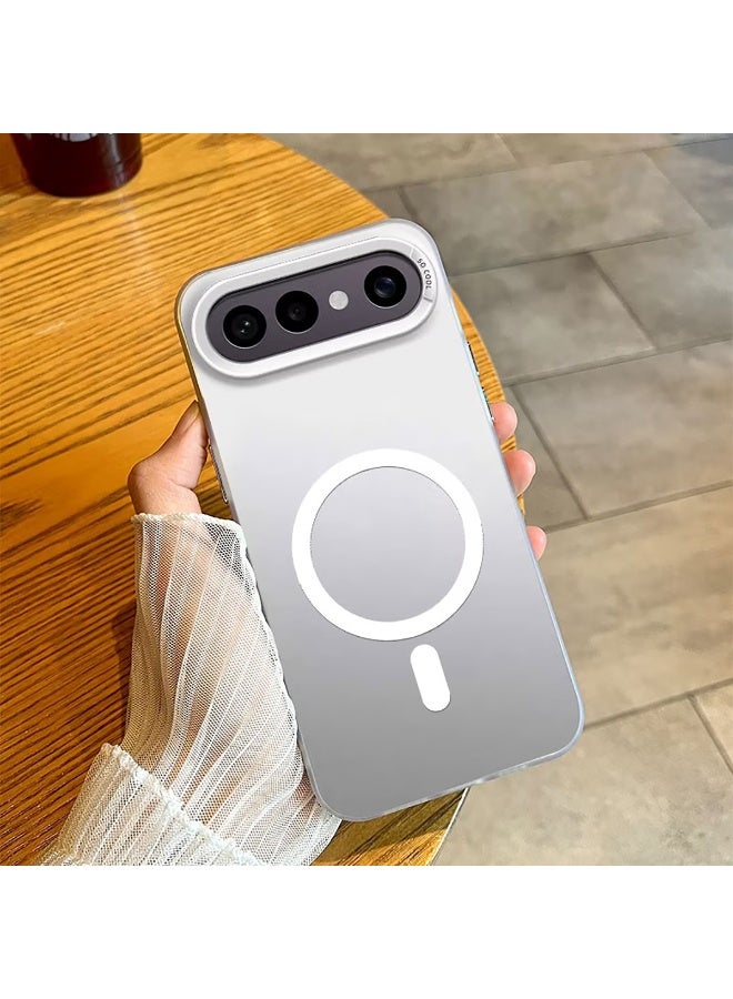 Compatible with Vivo X300 FE back Case cover,Plated backplate, supports magnetic charging, lens protection, does not turn yellow, TPU paired with PC material，Anti drop - Image 5