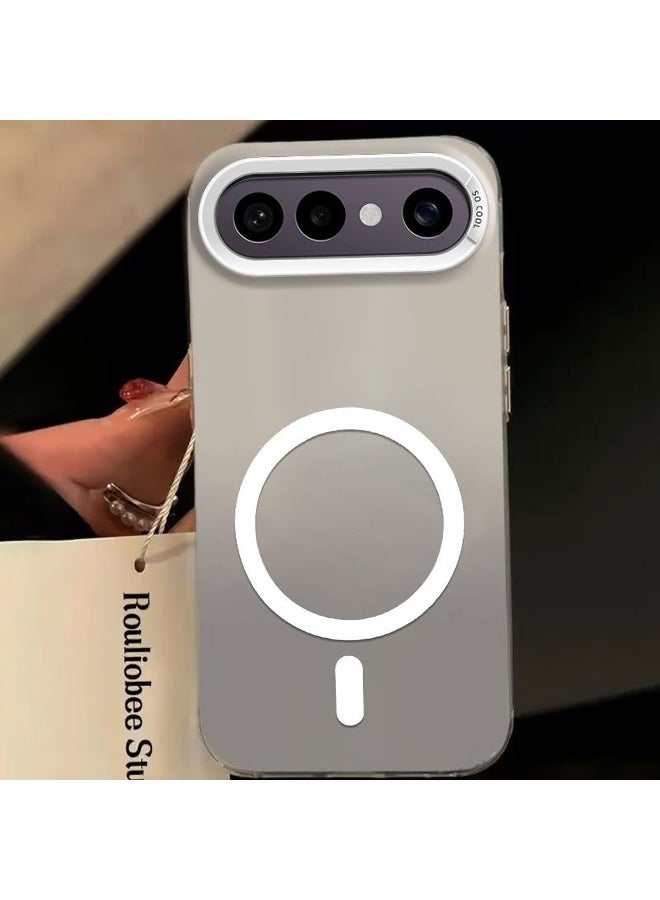 Compatible with Vivo X300 FE back Case cover,Plated backplate, supports magnetic charging, lens protection, does not turn yellow, TPU paired with PC material，Anti drop - Image 4