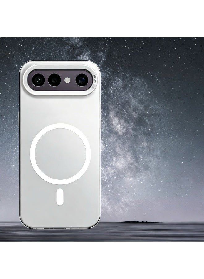 Compatible with Vivo X300 FE back Case cover,Plated backplate, supports magnetic charging, lens protection, does not turn yellow, TPU paired with PC material，Anti drop - Image 1