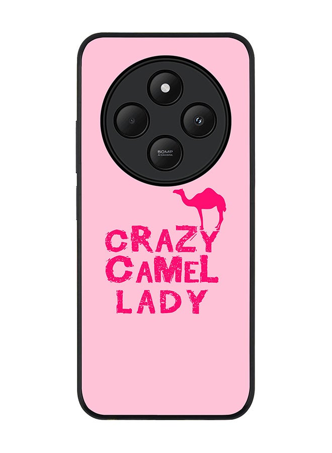 Stylizedd For Xiaomi Redmi 14C / 14R Case,Slim fit Camera Protection, Shockproof Thin Phone cover - Crazy Camel Lady - Image 1