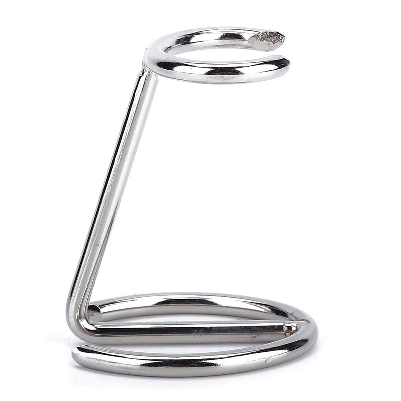 Stainless Steel Shaving Brush Stand Holder For Personal And Barber Salon Use - Image 2