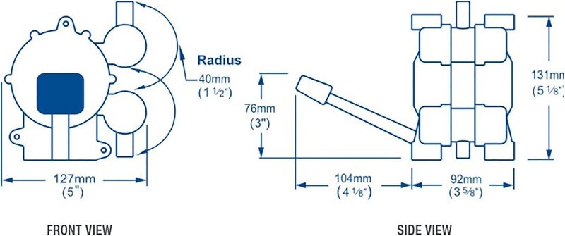 Whale GP0550 Gusher® Galley Mk 3 Manual Freshwater Pump with Foot Pedal Operation - Image 5