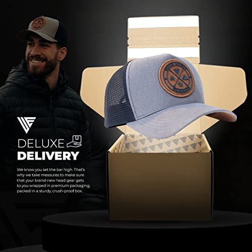 Urban Effort Mesh Back Cap - for Men and Women Baseball Hat 5-Panel Trucker Hat - Great Snapback Closure for Hunting & Hiking (Gray) - Image 5