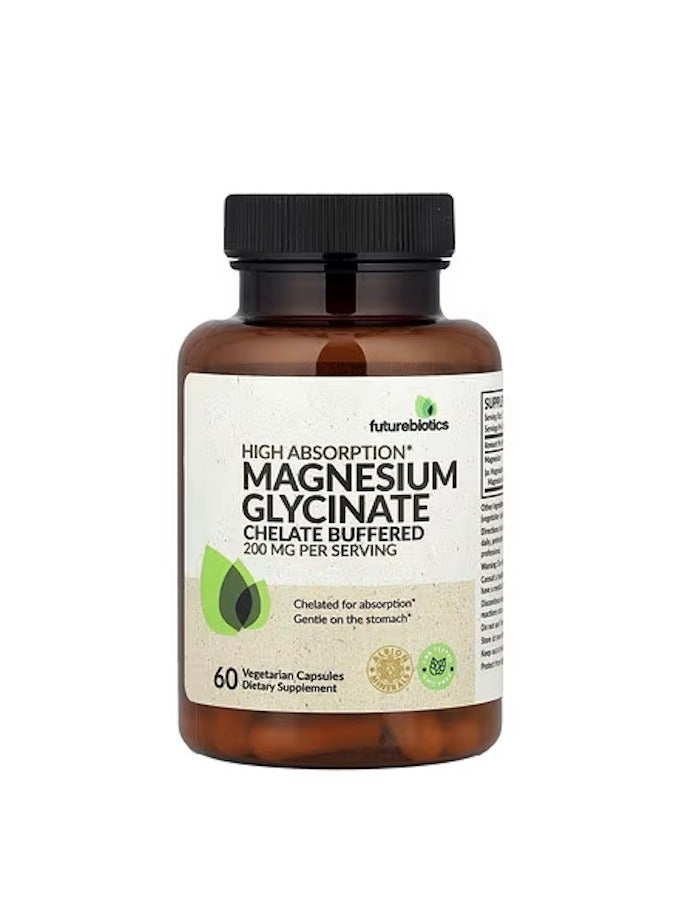 Futurebiotics, Magnesium Glycinate, 60 Vegetarian Capsules (100 mg per Capsule)