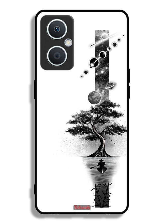 Tolwak Oppo A96 5G (China) Protective Case Cover Earth Space Art - Image 2