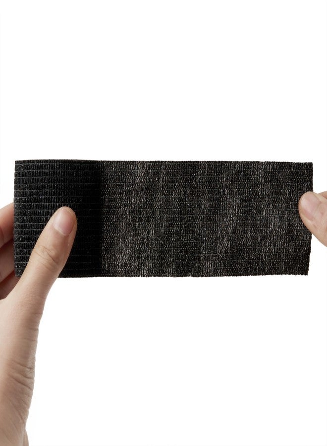BISIBITA2 Sensi Wrap Grip Cover Sports Self Bandage Rolls 2-inch x 5-Yards 24pcs (Black) - Image 4