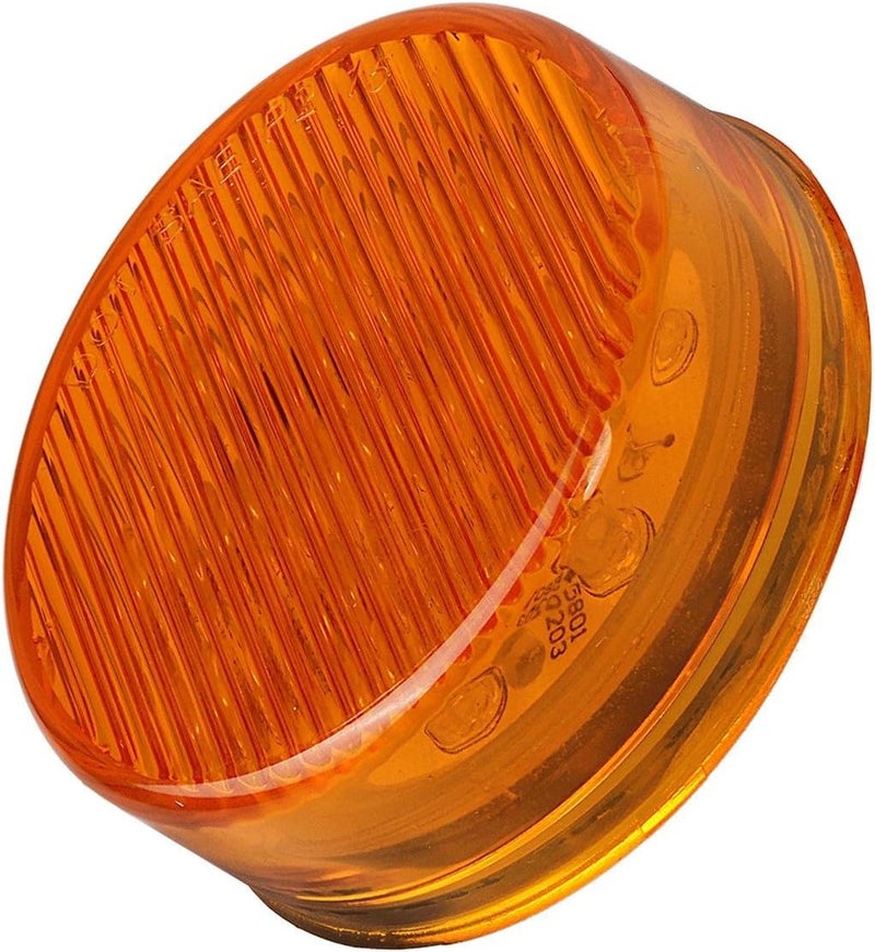Partsam 10pcs 2.5" Round Amber LED Side Marker Lights with 13 Diodes - Image 2