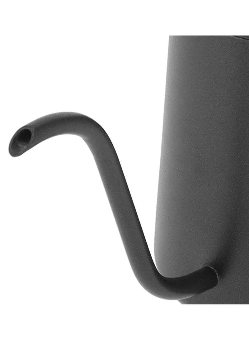 INVEIN 350ml Stainless Steel Coffee Drip Kettle | Rust-Resistant V60 Pour-Over Kettle with Long 5mm Spout - Black Teflon Coating | Ideal for Specialty Coffee Drip Brewing - Image 3
