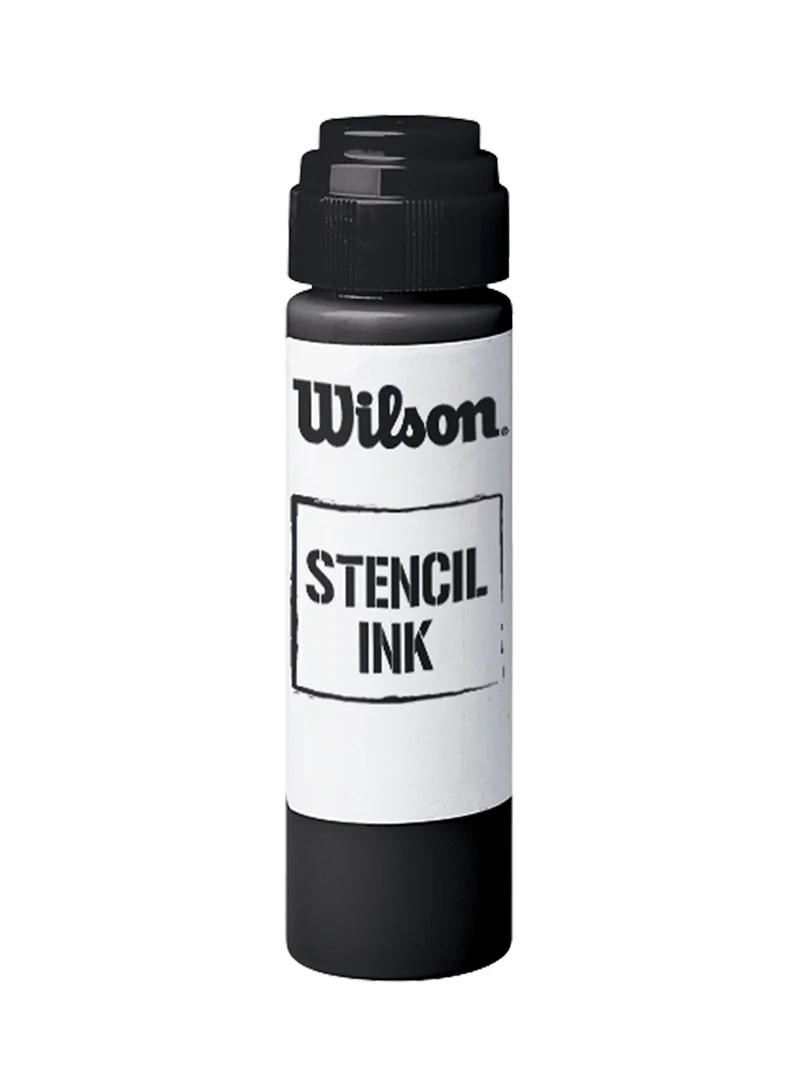 Wilson Tennis Stencil Ink - Racket Maintenance - Black