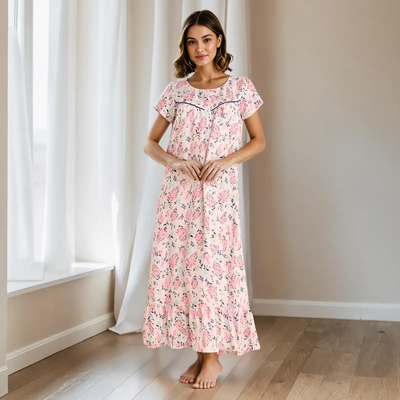 Splash FAV Floral Print Night Gown