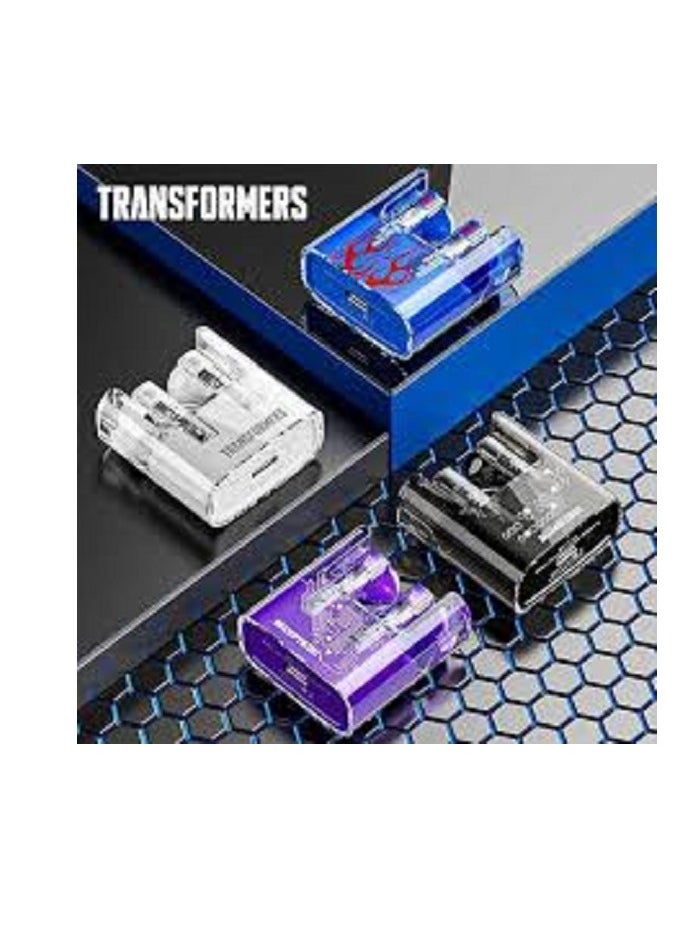 Transformers TF-T08 Bluetooth 5.3 Earphones Noise Reduction Headphones HiFi Sound Earbuds Gaming Music Headset Game Earbud Black
