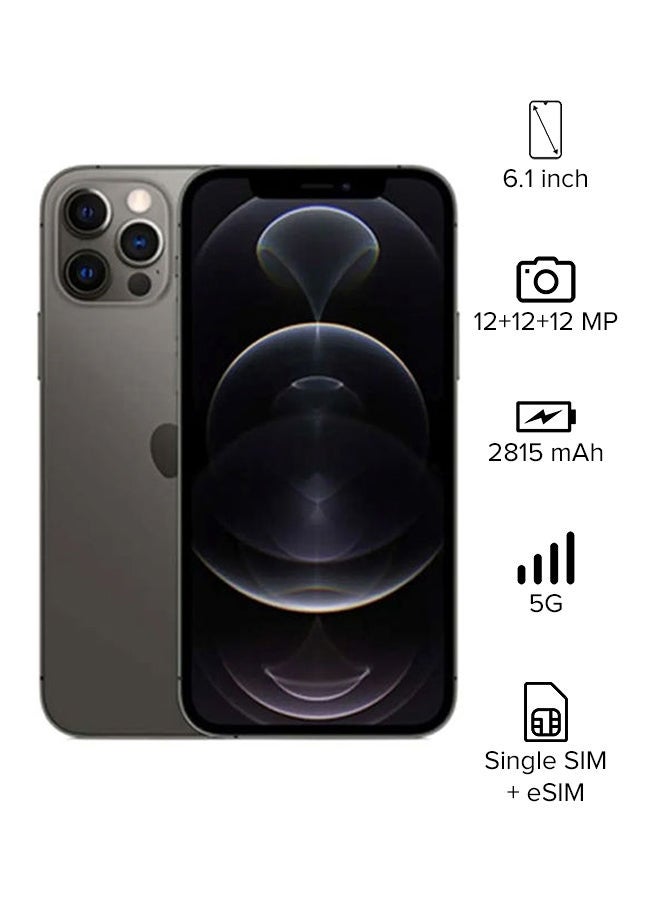 ابل  هاتف iPhone 12 Pro مع تطبيق Facetime وذاكرة سعة 256 جيجابايت وتقنية 5G - إصدار عالمي - Image 1