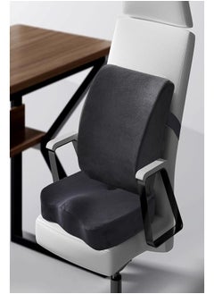 XVersion Non Slip Orthopedic Memory Foam Coccyx Cushion and Back Seat for Tailbone and Lumber Pain  - Image 2