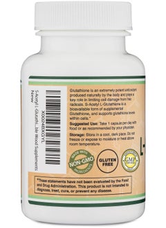 Double Wood Supplements S-Acetyl L-Glutathione Capsules - 100mg, 60 Count (Acetylated Glutathione Antioxidant - More Absorbable Than Glutathione and Liposomal Glutathione, Non-GMO and Gluten Free) by Double Wood  - Image 3