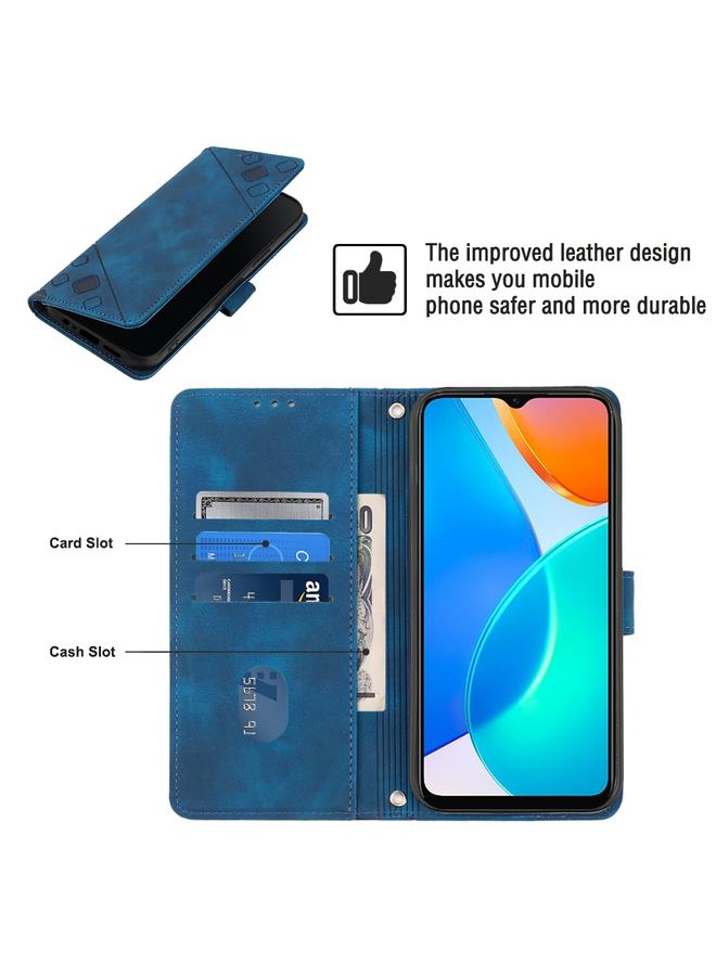 اس-توب جراب هاتف Honor X6 / X8 5G مصنوع من الجلد المنقوش بملمس الجلد - Image 5