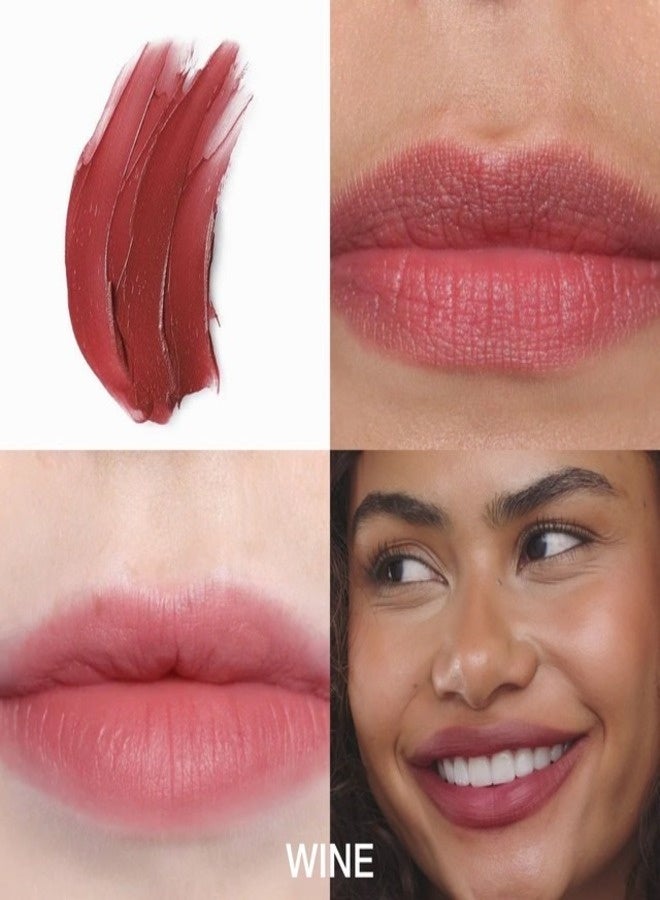 REFY Lip Blush – Wine | Deep Red with a Hint of Purple, Soft-Blur Hydrating Tint, 0.16 oz / 4.7 g - Image 2